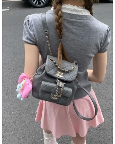 CHANEL 22A DUMA Backpack 샤넬 듀마 백팩 (+premium)