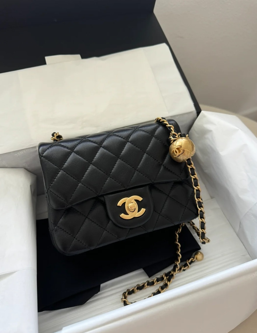 CHANEL Gold Ball Mini Flap (+premium)
