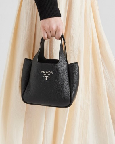 PRADA Vitella Dino Hobo Bag Mini 1BA349