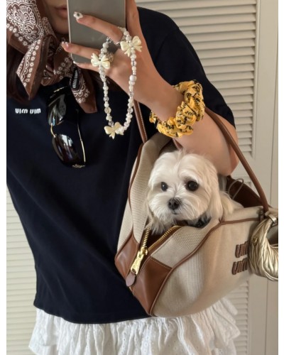 Miumiu Canvas Bo Bag