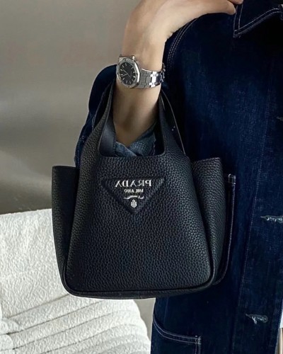 PRADA Vitella Dino Hobo Bag(+2size)