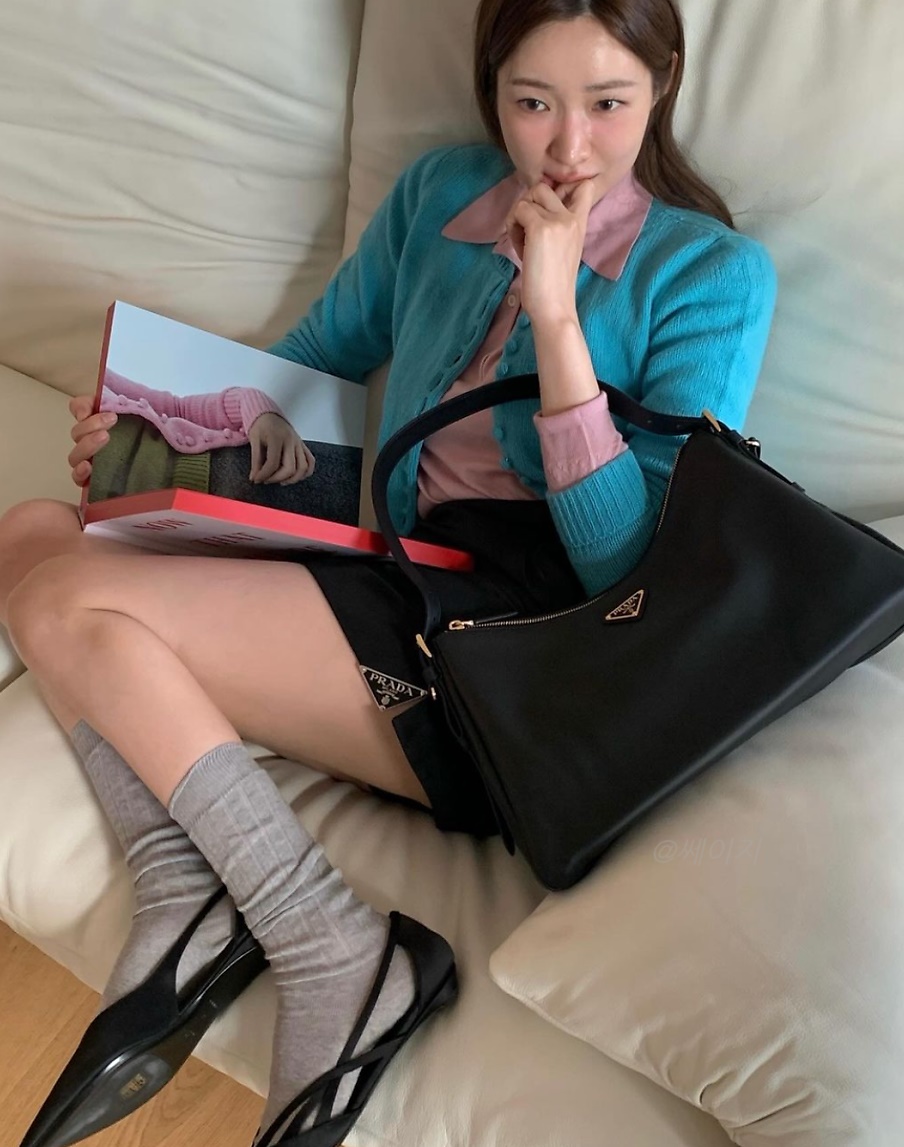 PRADA Aimee shoulder Bag(+2size)