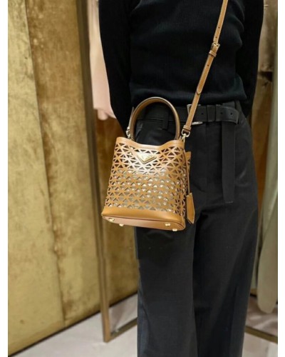 PRADA Saffiano Leather Bucket Bag