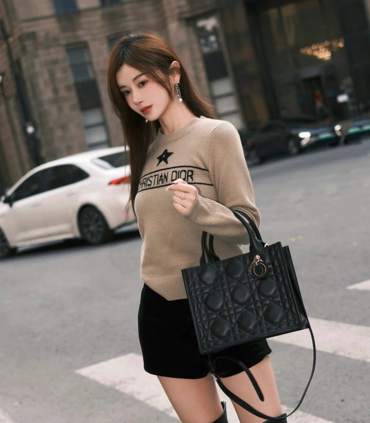 Dior Leather Book Tote Bag(+3color)