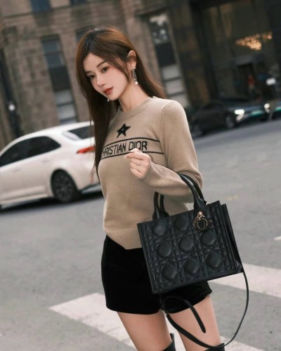 Dior Leather Book Tote Bag(+3color)