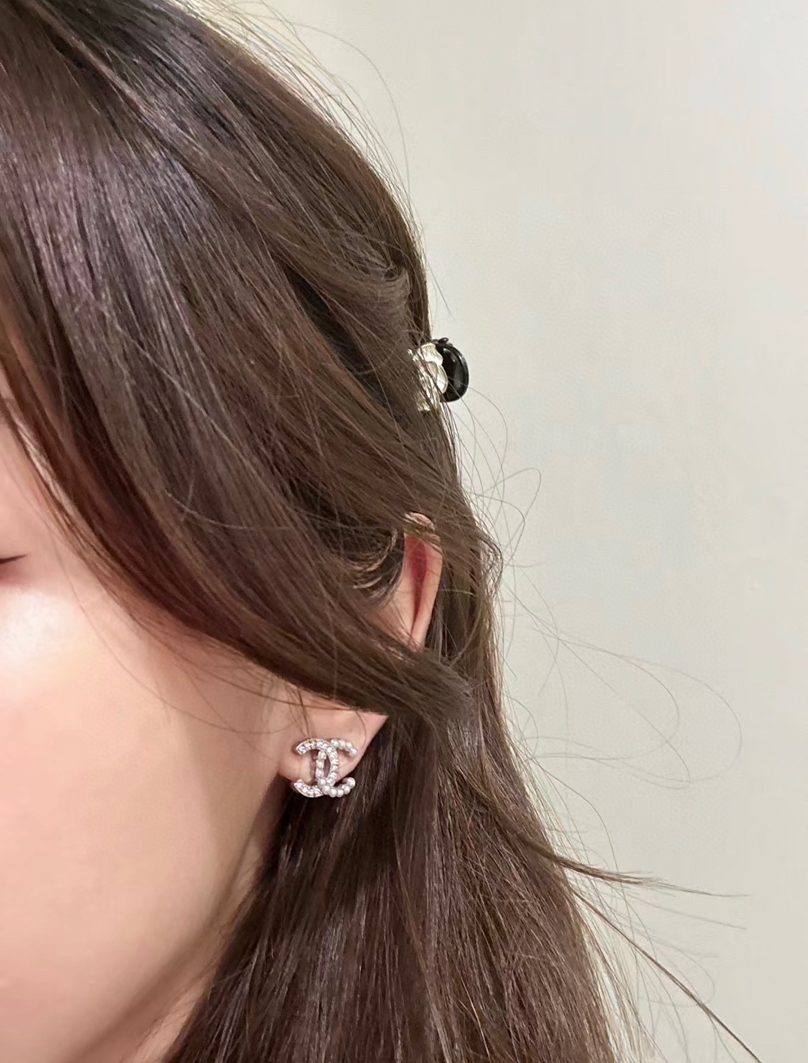 CHANEL 샤넬 cc 이어링 