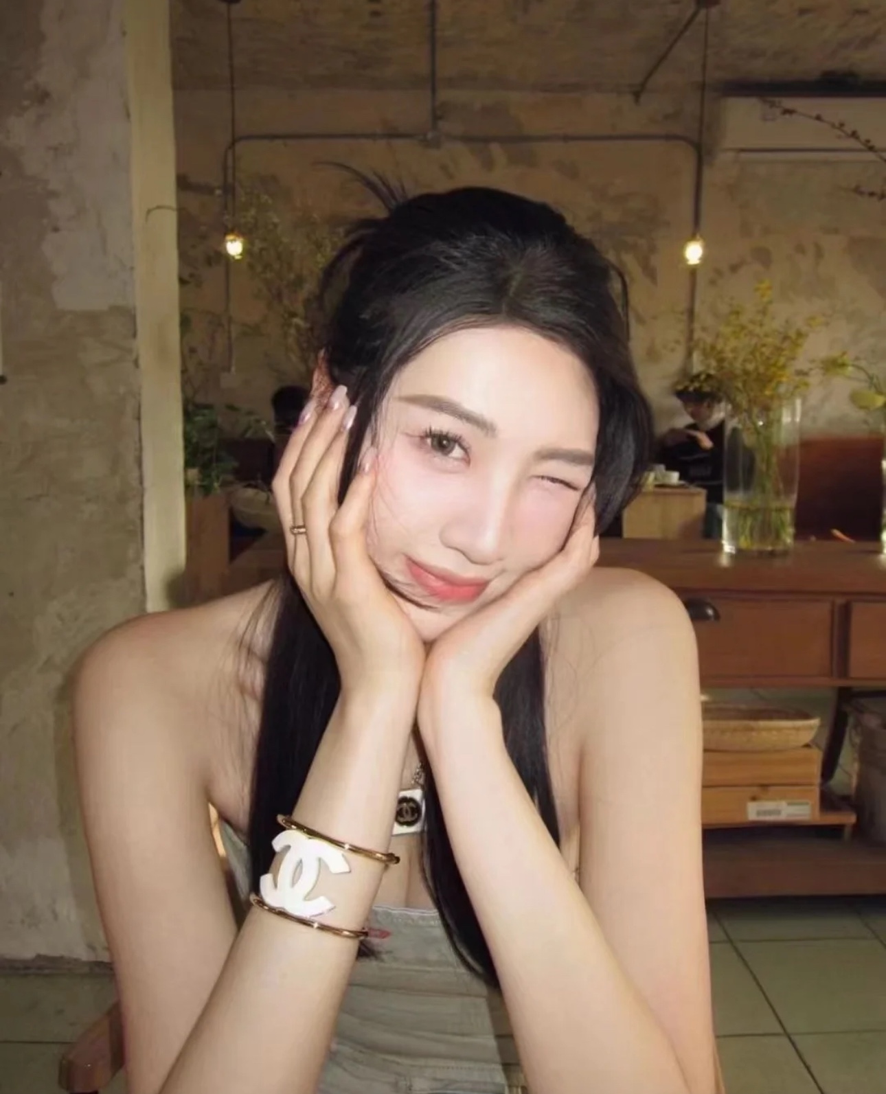 CHANEL 샤넬 cc 뱅글 