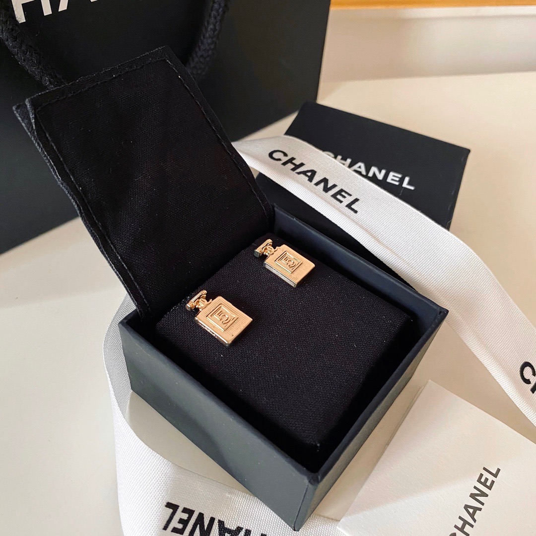 CHANEL 샤넬 향수병 이어링