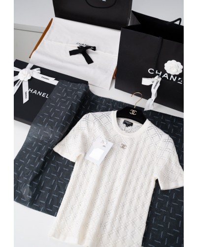 CHANEL cc 반팔 니트