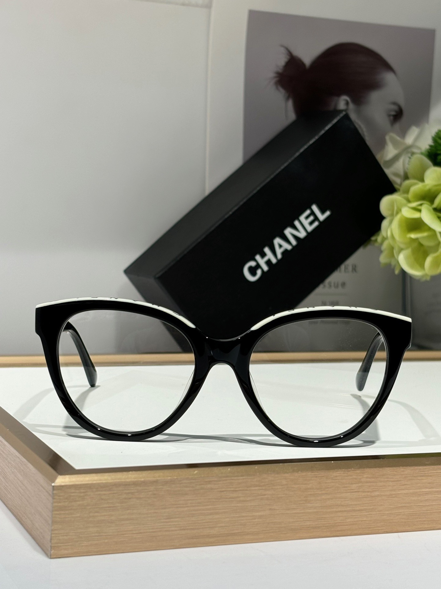 CHANEL 샤넬cc 뿔테
