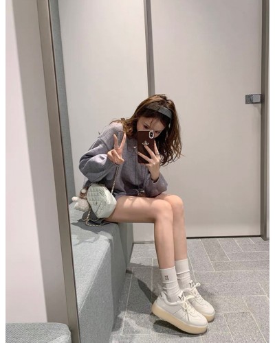 Miumiu 플랫폼 스니커즈 