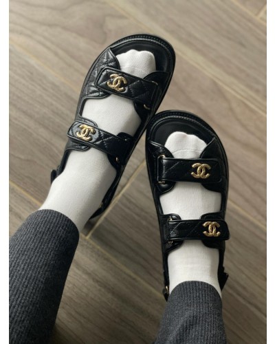 CHANEL 샤넬 벨크로 샌들