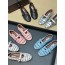Alaia 스웨이드 스톤 발레리나 플랫 (+3color)