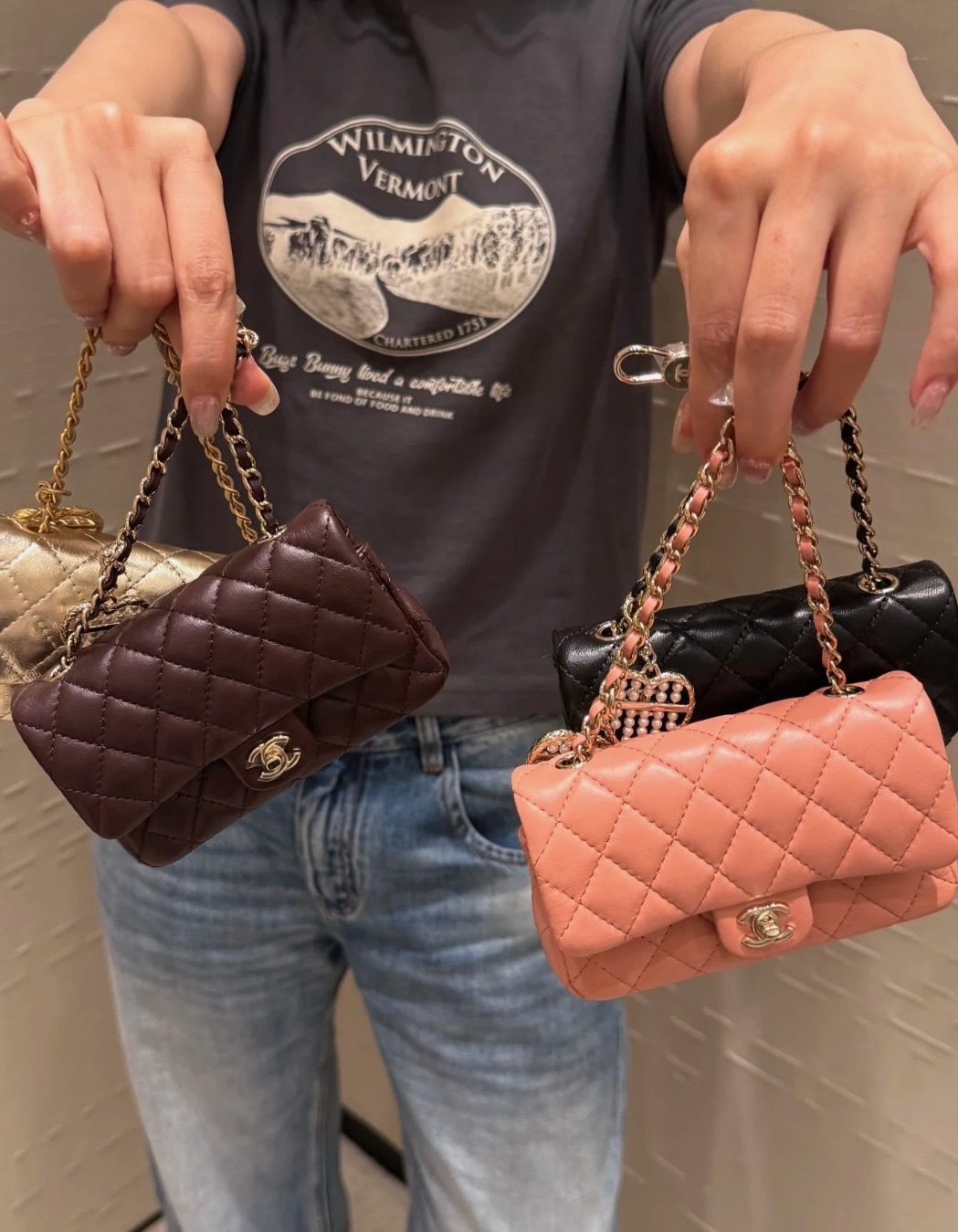 CHANEL 샤넬 25 미니 플랩 백참