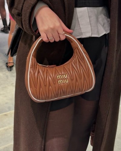 Miumiu Wander Matlace Hobo Bag