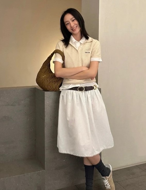 Miumiu PK 반팔 니트