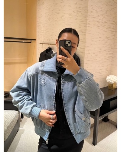 샤넬 제니 코코데님 자켓