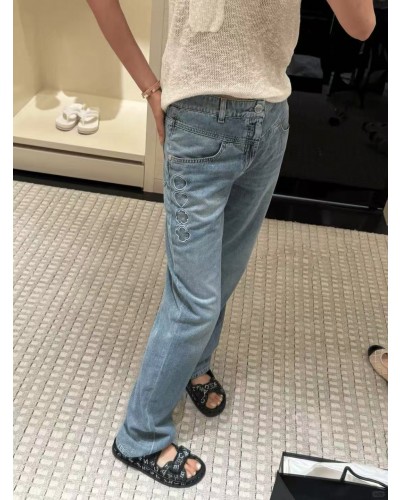 샤넬 제니 데님 팬츠