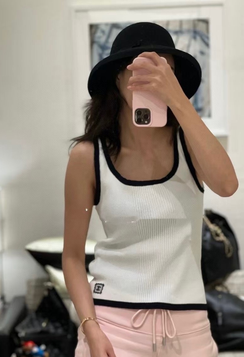 CHANEL CC로고 나시