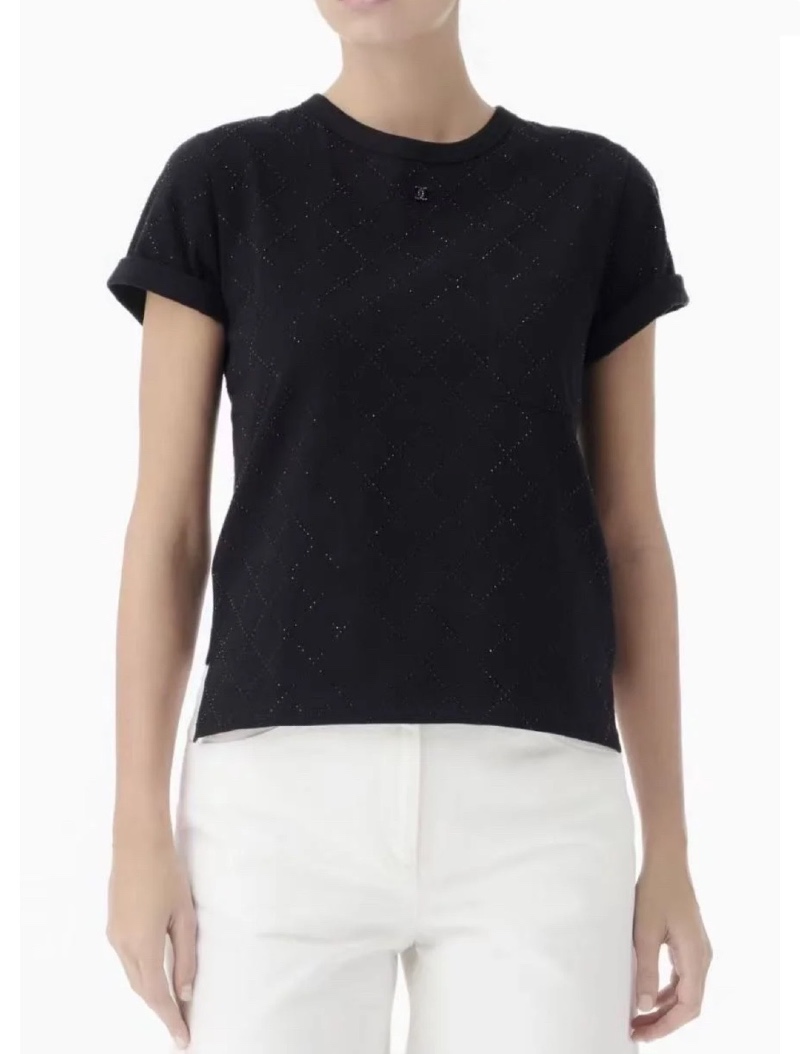 CHANEL Back CC Logo T-Shirt