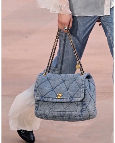 CHANEL CC Denim Flap Bag
