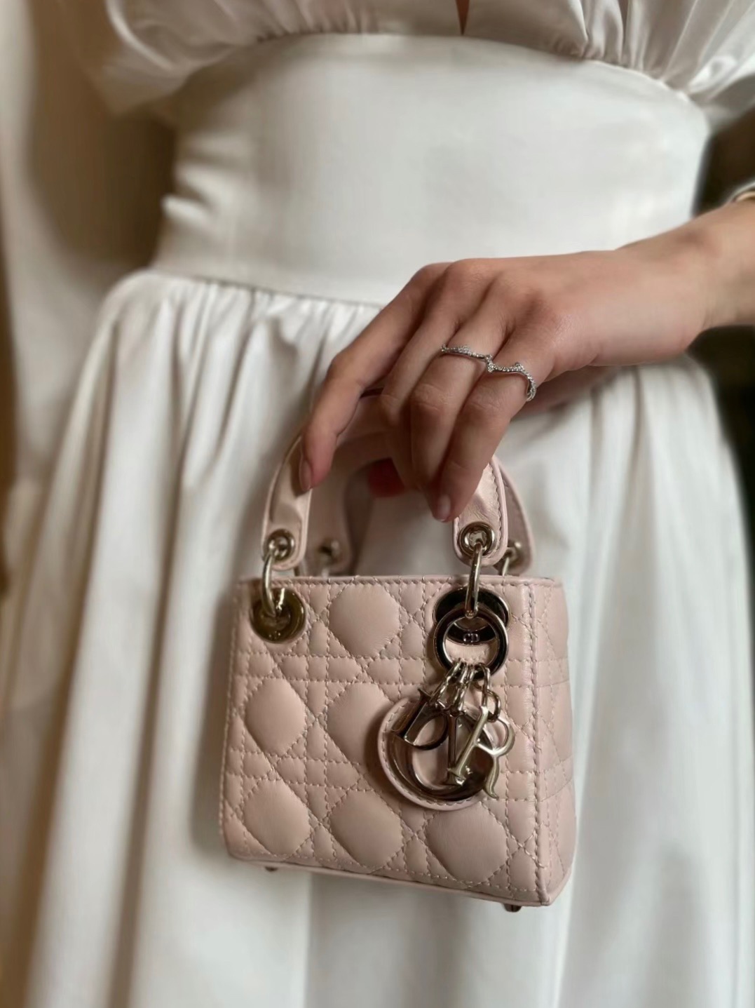 Dior Lady Mini Tote Bag