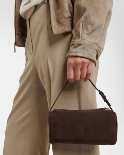 The Row 90's bag 더로우 90 바게트백 스웨이드