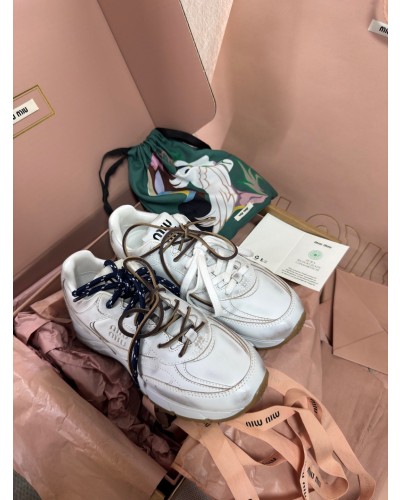 Miumiu 미우미우 워싱 스니커즈