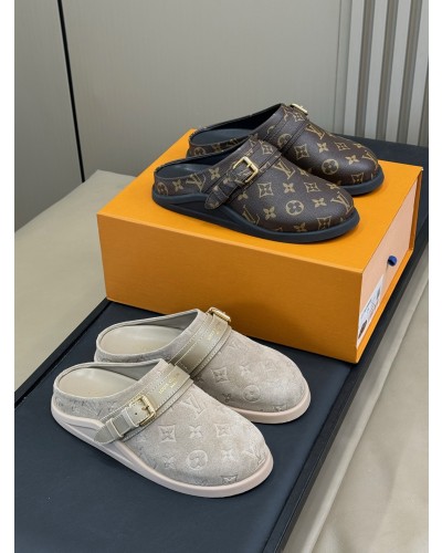 LV 모노그램 슬리퍼 