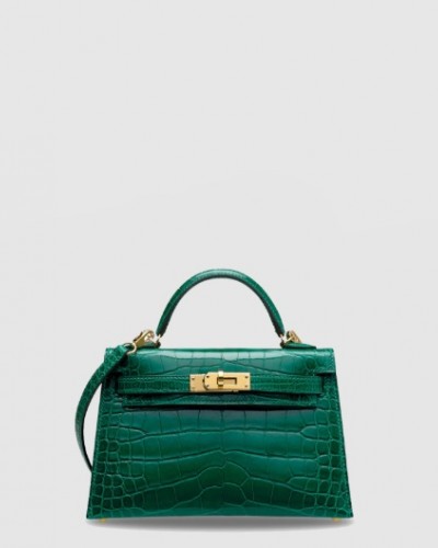 [Hermes] 미니 켈리백 크로커