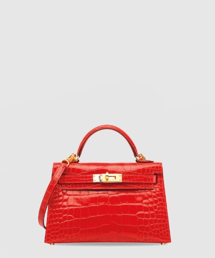 [Hermes] 미니 켈리백 크로커