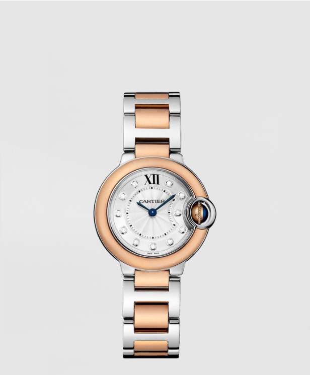 [Cartier] 발롱블루 콤비 28 W3BB0005