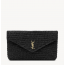 [SAINT LAURENT-생로랑] 라피아 소재의 CASSANDRE 라지 엔벨로프 파우치