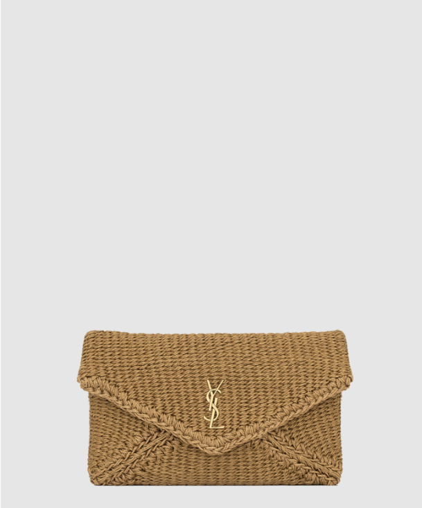 [SAINT LAURENT-생로랑] 로프 소재 CASSANDRE 라지 엔벨로프 파우치