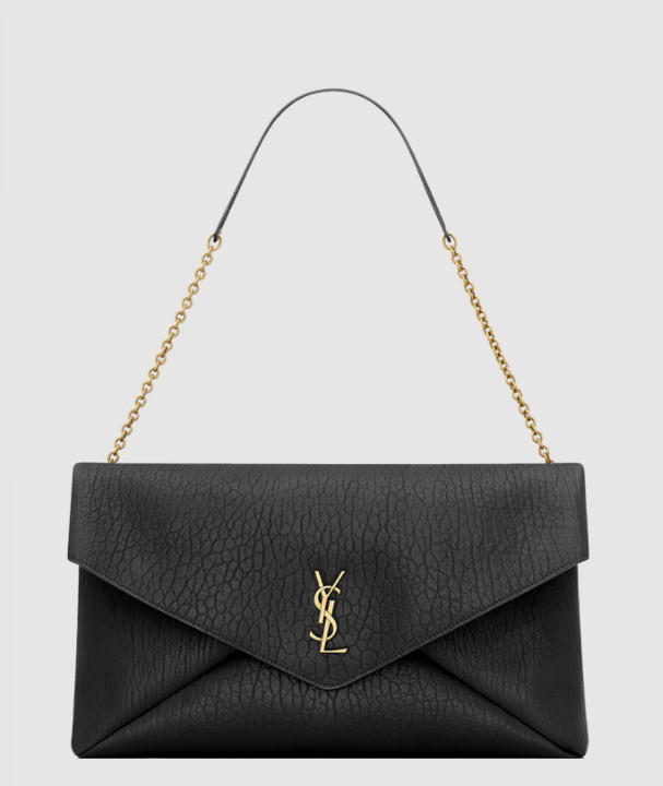 [SAINT LAURENT-생로랑] 소재 CASSANDRE XXL 엔벨로프 체인 파우치