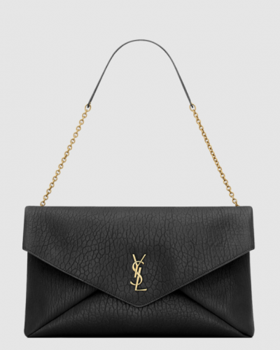 [SAINT LAURENT-생로랑] 소재 CASSANDRE XXL 엔벨로프 체인 파우치
