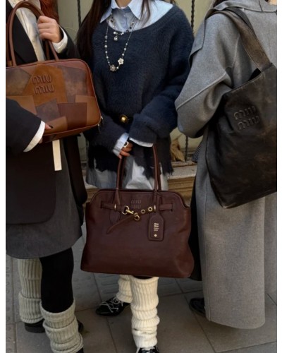 Miumiu Aventure nappa leather Bag