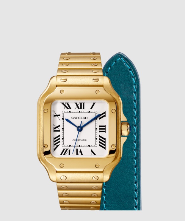 [Cartier] 산토스 드 까르띠에 금통 35.1 WGSA0030