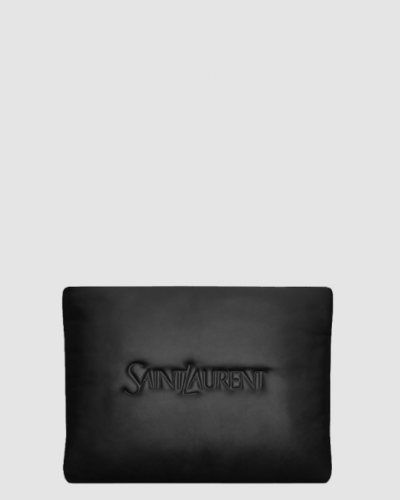 [SAINT LAURENT-생로랑] 패디드 로고 라지 클러치