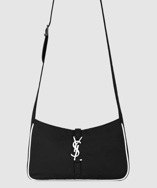 [SAINT LAURENT-생로랑] LE 5 A 7 나일론 로고 버클 숄더백