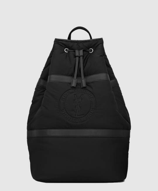 [SAINT LAURENT-생로랑] 에코닐 소재의 RIVE GAUCHE 슬링백