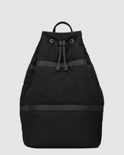 [SAINT LAURENT-생로랑] 에코닐 소재의 RIVE GAUCHE 슬링백