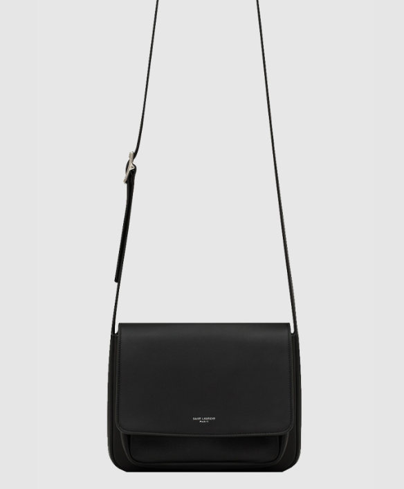 [SAINT LAURENT-생로랑] 스무스 가죽 소재 스몰 사첼