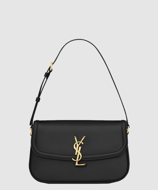 [SAINT LAURENT-생로랑] 박스 소재의 solferino 미디엄백
