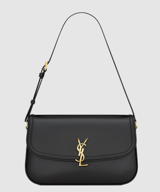 [SAINT LAURENT-생로랑] 박스 소재의 solferino 라지백