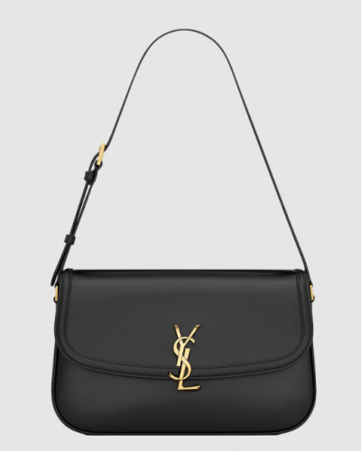[SAINT LAURENT-생로랑] 박스 소재의 solferino 라지백