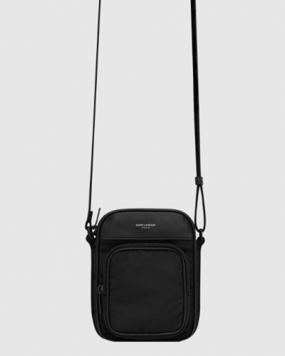 [SAINT LAURENT-생로랑] 나일론 소재의 city 생 로랑 미니 카메라백