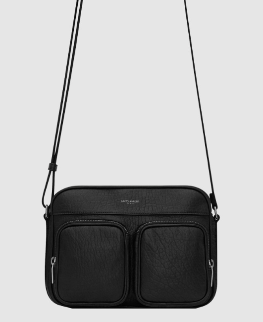 [SAINT LAURENT-생로랑] 그레인 가죽 소재의 city 생 로랑 카메라백
