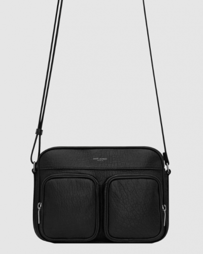 [SAINT LAURENT-생로랑] 그레인 가죽 소재의 city 생 로랑 카메라백