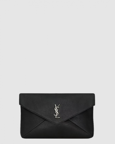 [SAINT LAURENT-생로랑] 램스킨 소재의 cassandre 라지 envelope 파우치